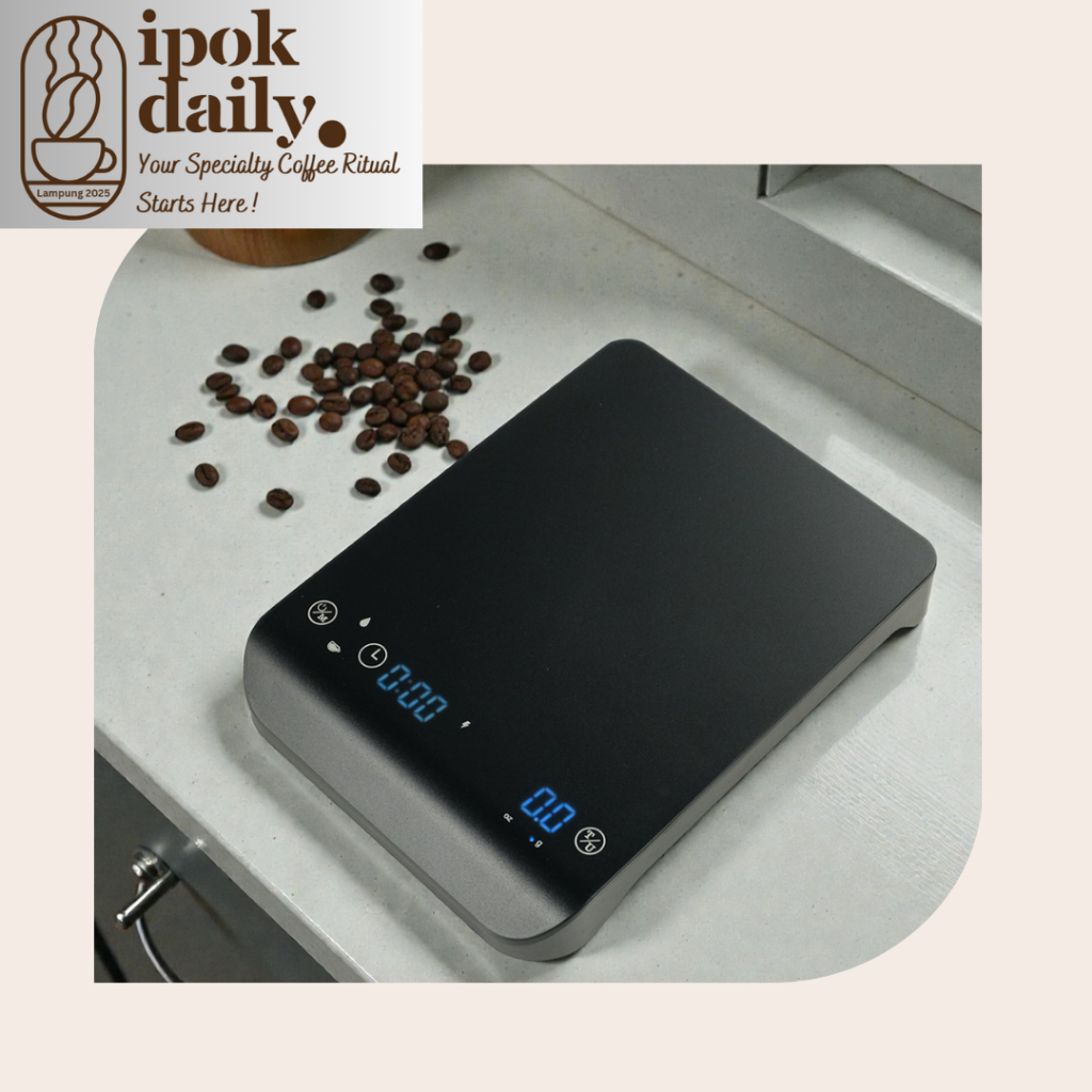 XMARK Digital Coffee Scale แบบชาร์จไฟได้ 3กก. 0.1ก