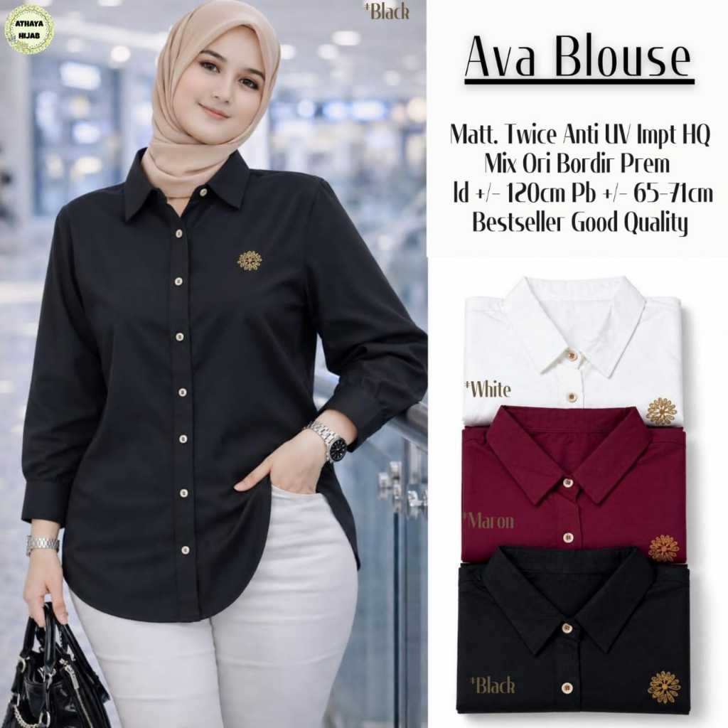 เสื้อผ้าผู้หญิง HQ AVA BLOUSE จาก AtHAYA FASHION STORE
