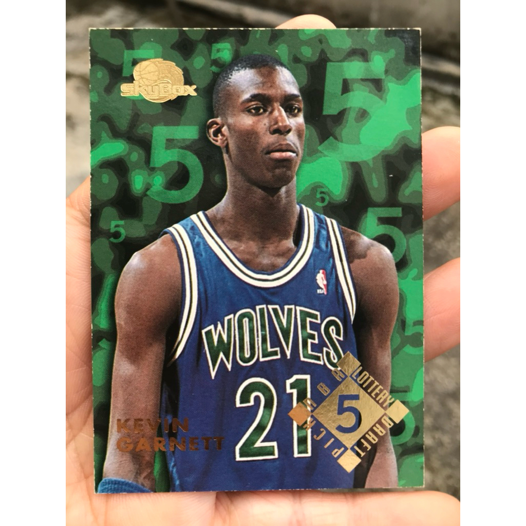 KEVIN GARNETT NBA CARD BASKETBALL DRAFT PICK
