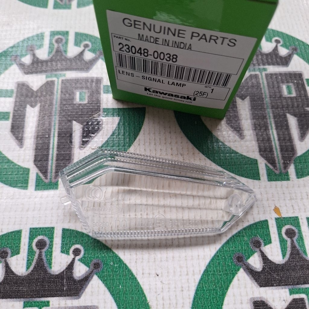 ฝาครอบ mica โคมไฟไฟเลี้ยวกระจกด้านหน้า riting kawasaki er6 er6n er6f เดิม