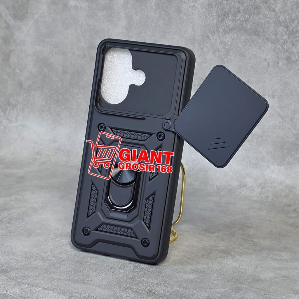 Moto G57 Power Moto G67 Power Case หุ่นยนต์สไลด์สีดําปกป้องกล้อง Moto G57 Power Moto G67 Power