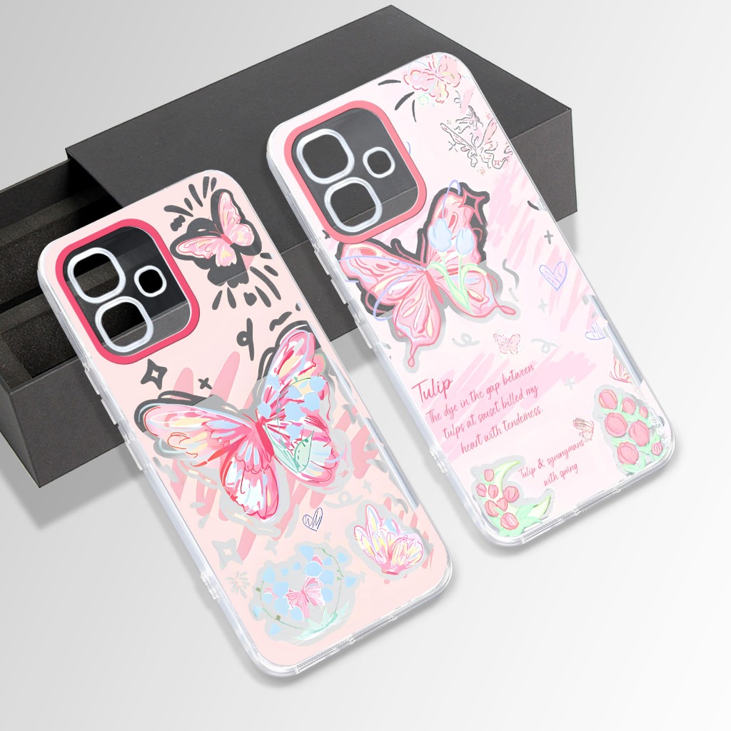 CLEAR-05 Casing Compatible Infinix Smart 20 10 9 8 7 Softcase Note 60 60Pro 50 50Pro 50X 50S Clear T