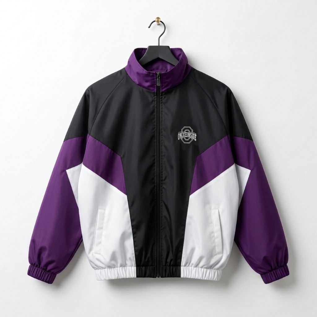 Onixeinvide Original Retro Jacket สําหรับผู้ชายและผู้หญิง, Distro Combination Sport Jacket
