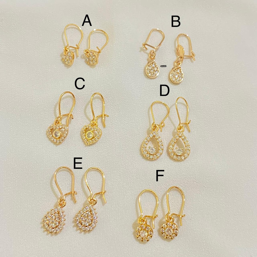 Desy Gold Jewelry ต่างหู Xuping ชุบทองทนทานล่าสุด ป้องกันการซีดจาง