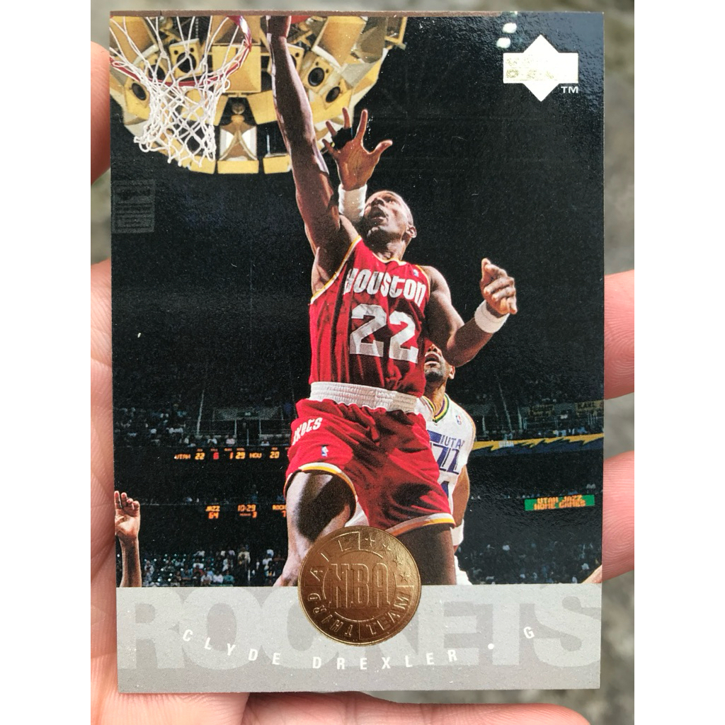 การ์ดเก่า NBA UPPER DECK 1995 CLYDE DREEPLER HOUSTON ROCKETS