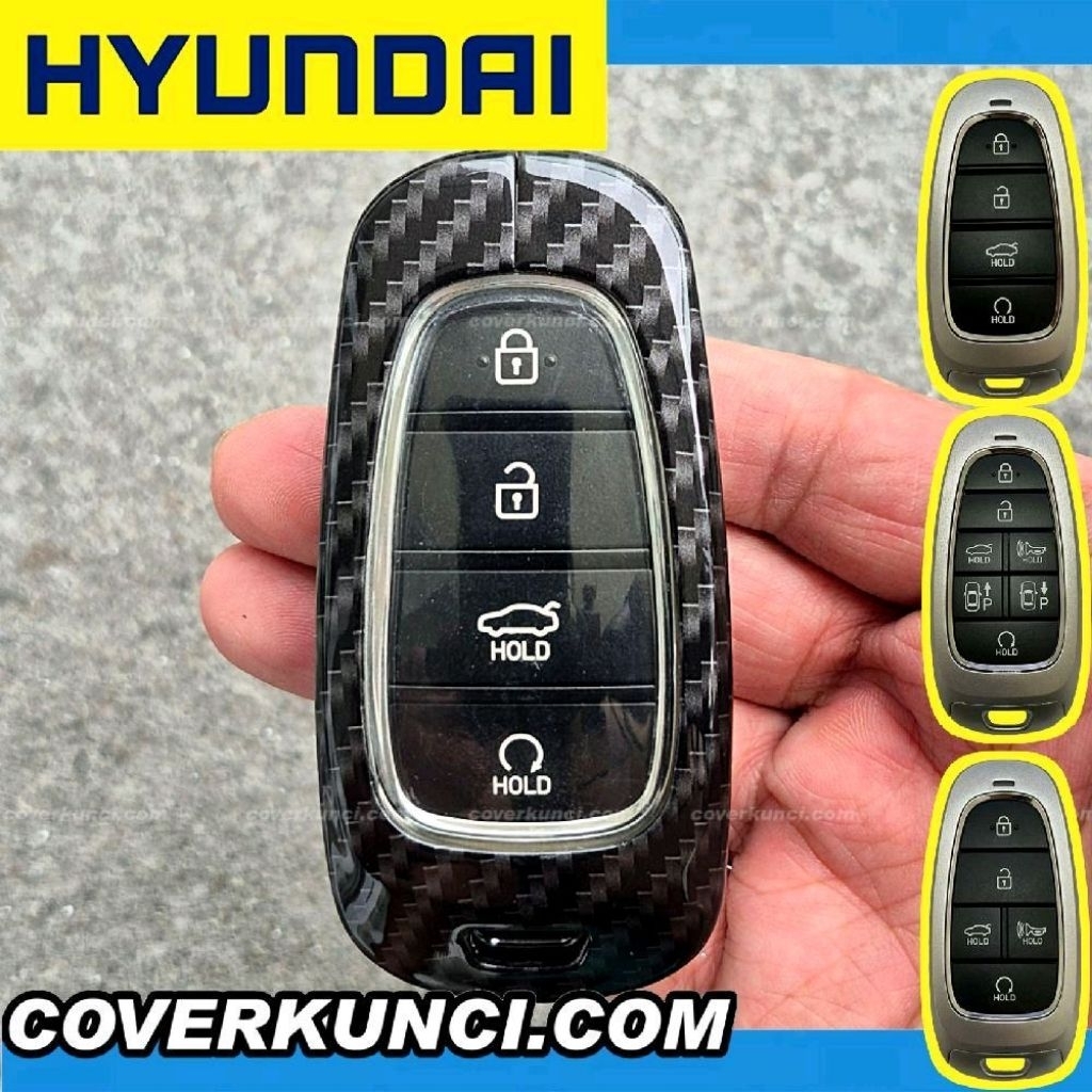 HYUNDAI SANTA FE STARIA IONIQ5 PALISADE Casing Key Cover Carbon Remote Key HYUNDAI Ioniq5 Ioniq6 Sma