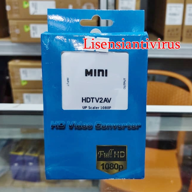 อะแดปเตอร์แปลง HDMI2AV HDMI TO AV RCA Mini HDMI2AV 1080P
