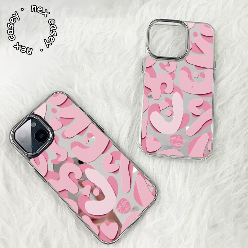 MIRROR HEBE CASE ETHEREAL ABSTRACK สําหรับ IPHONE 6 6+ 7+ 8 8+ X XS XR 11 12 13 14 15 16 17 PROACK P