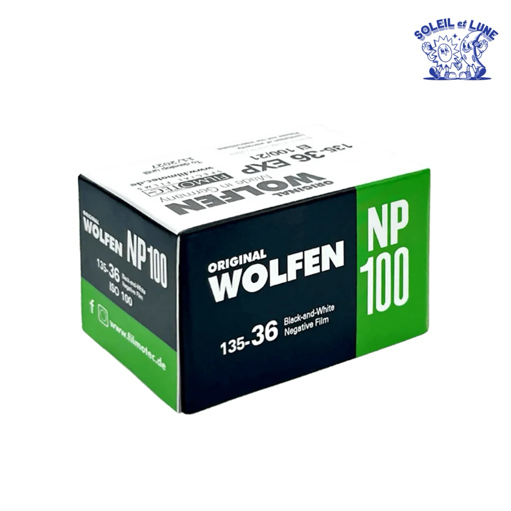 Orwo Wolfen NP100 - ฟิล์มม้วน 35mm, B&W, ISO 100, 36exp