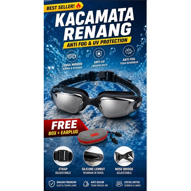 MATA SWIMMING GOGGLES สําหรับเด็กและผู้ใหญ่ S866 S86 866 พร้อมที่ครอบหู