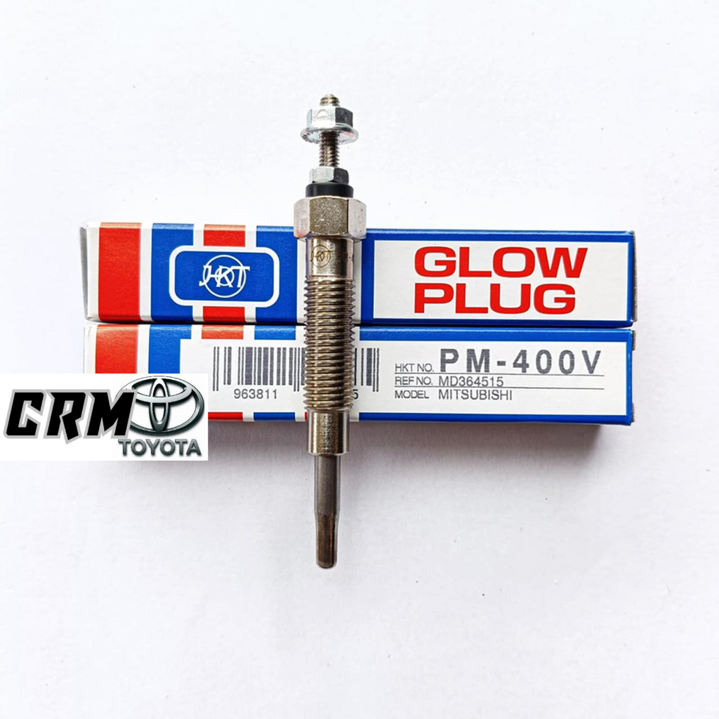 Mitsubishi L300 Diesel Kuda Diesel L200 2.5 HKT Japan PM-400V Glow Plug หลอดไส้ Spark Plug PM 400