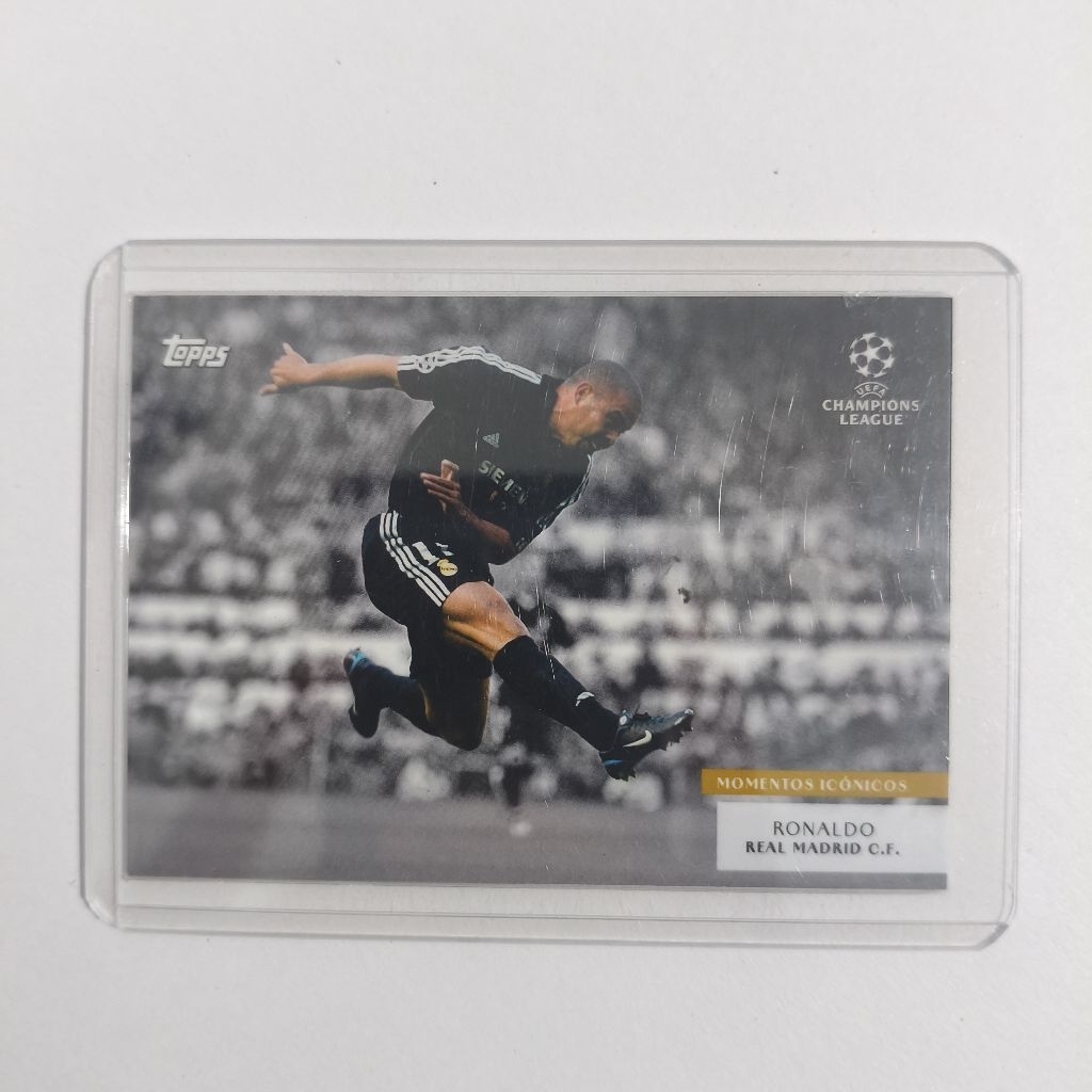 การ์ดฟุตบอล Topps Ronaldo Nazario Real Madrid