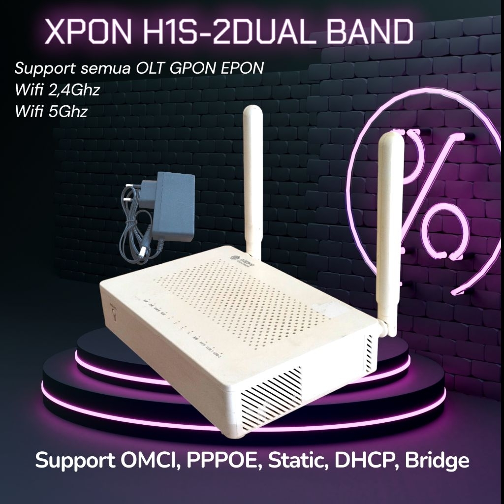 Xpon dual band h1s-2 รองรับ uplink lan