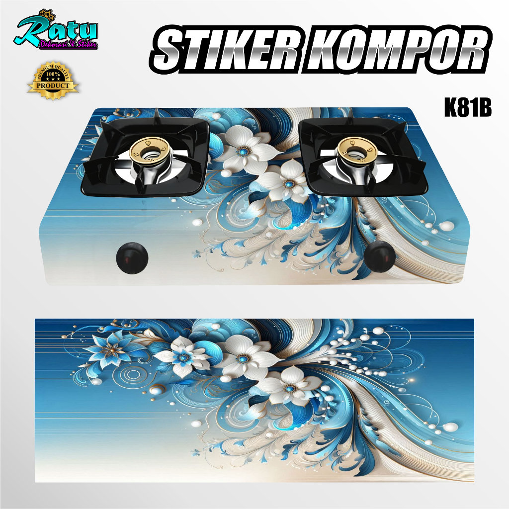 K81-MODERN ART GAS STOVE สติ๊กเกอร์ / 50 สติ๊กเกอร์ MOTIF สําหรับ 1 BURNER และ 2 BURNER GAS STOVES