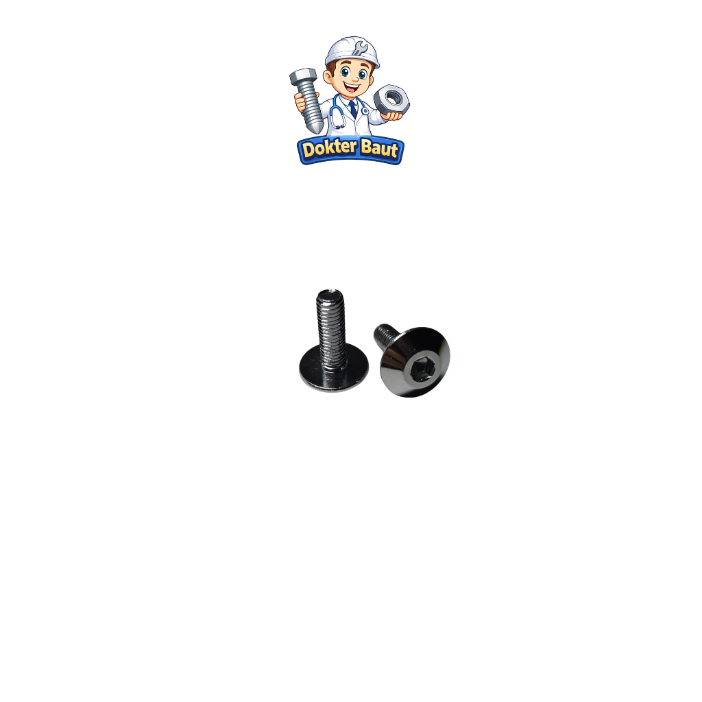 BOLT L M5 ร่ม 5 มม. CHROME L4 bolt 8 5x14 x303 ฝาครอบมอเตอร์ Yamaha X Ride Xride