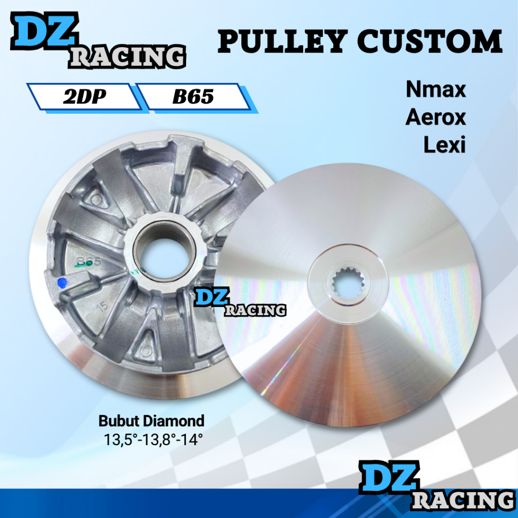 Custom Interlock Pulley Aerox Nmax Lexi 13.5 13.8 Roller Housing Pulley Nmax Aerox ใหม่ Nmax ใหม่ Aerox