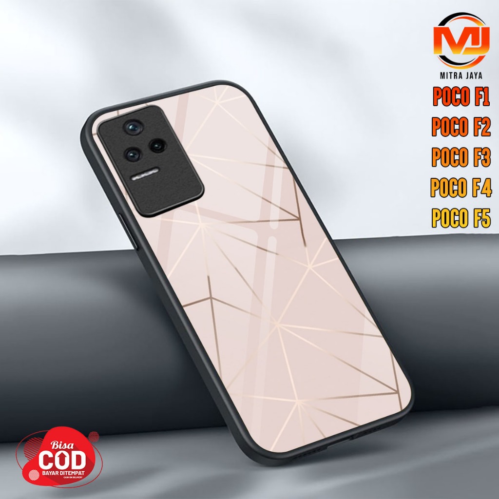ล่าสุด POCO F1 / F2 Pro / F3 / F4 / F5 / F6 / F7 Case - แฟชั่นบทคัดย่อ Case Hp Case Softcase Hardcas