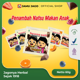 Buyung Upik Jamu Herbal  Membantu Meningkatkan Nafsu Makan Anak Memelihara Kesehatan dan Secara Tradisional Digunakan Pada Penderita Cacingan by Jamu Jago