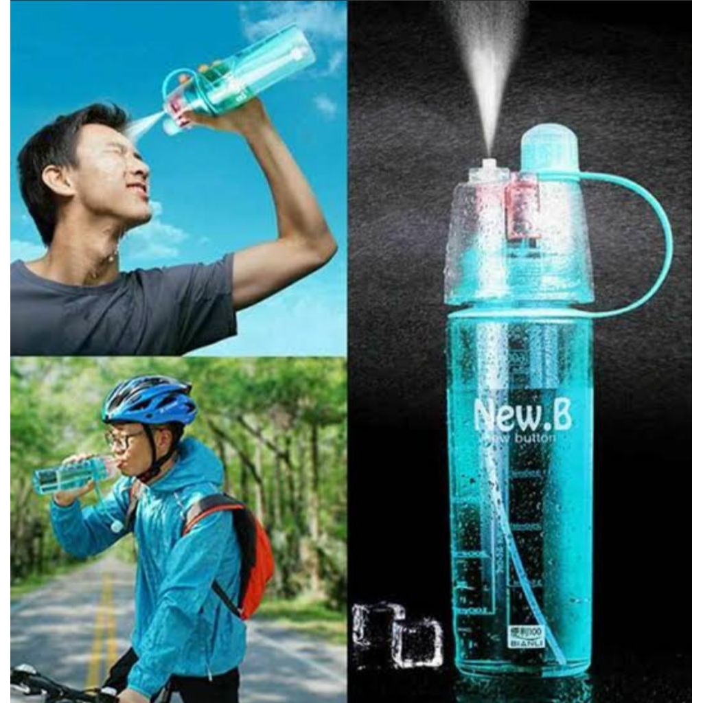 B (B16) NOW B SPORT SPRAY WATER 400 ML MULTIFUNCTIONAL DRINKING BOTTLE / สเปรย์ขวดเครื่องดื่ม