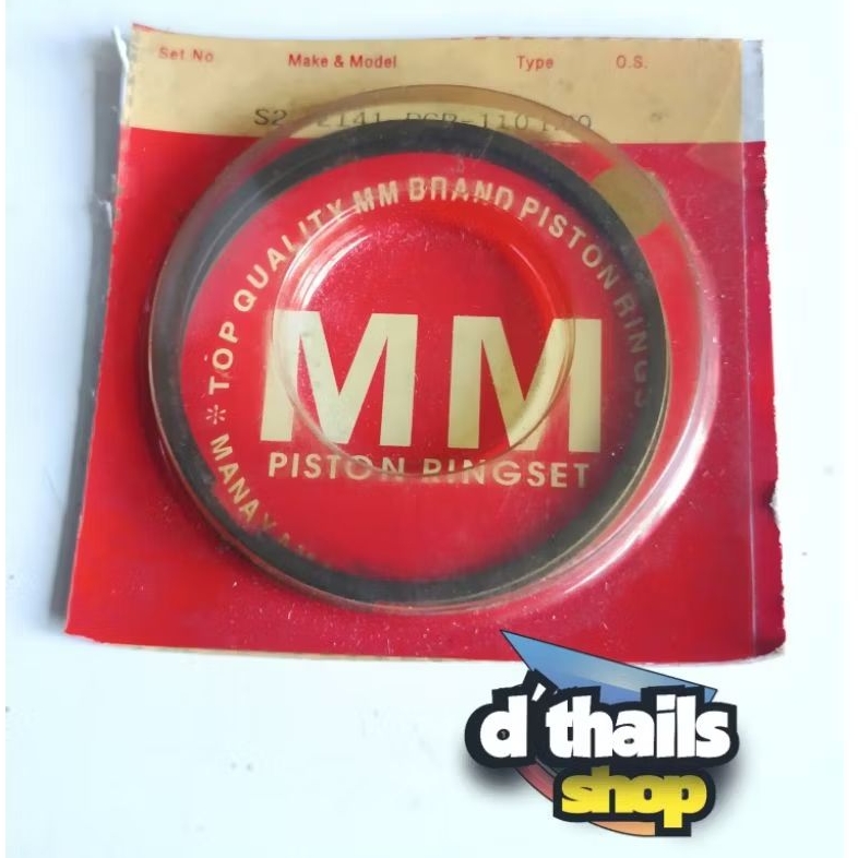แหวนลูกสูบ (R) Suzuki RGR RG R 150 OS oversize 1.00 100 1.00 12141 RGR 1.00 MM