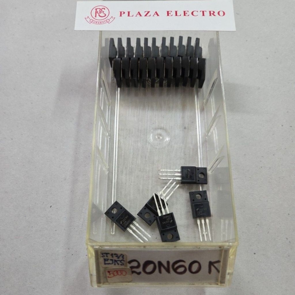MOSFET FQPF 20N60 C ต้นฉบับ IC ทรานซิสเตอร์ FQPF20N60 20N 60 C คุณภาพดี