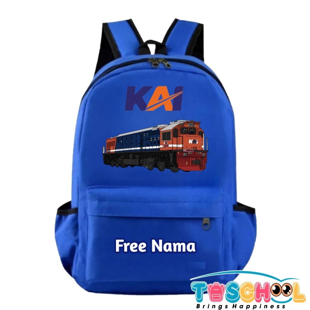 กระเป๋าเป้ KAI TRAIN INDONESIA CHILDRENS LOCOMOTIVE CC 205 ฟรีชื่อ