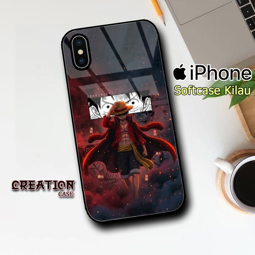 {CC346} Glossy Shiny Softcase Iphone 7 7 PLUS 8 8 PLUS X XR XS XS MAX เคส IP Premium Shiny Mirror AN