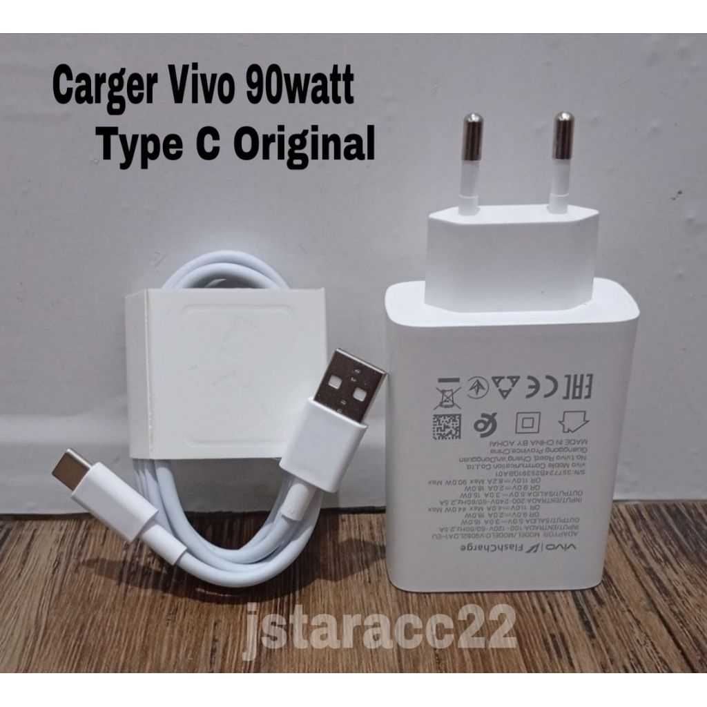VIVO V60 / V60 LITE 5G CHARGER ต้นฉบับ 100% 90WATT USB TYPE C FLASH CHARGER 90W TYPE C FAST CHARGING