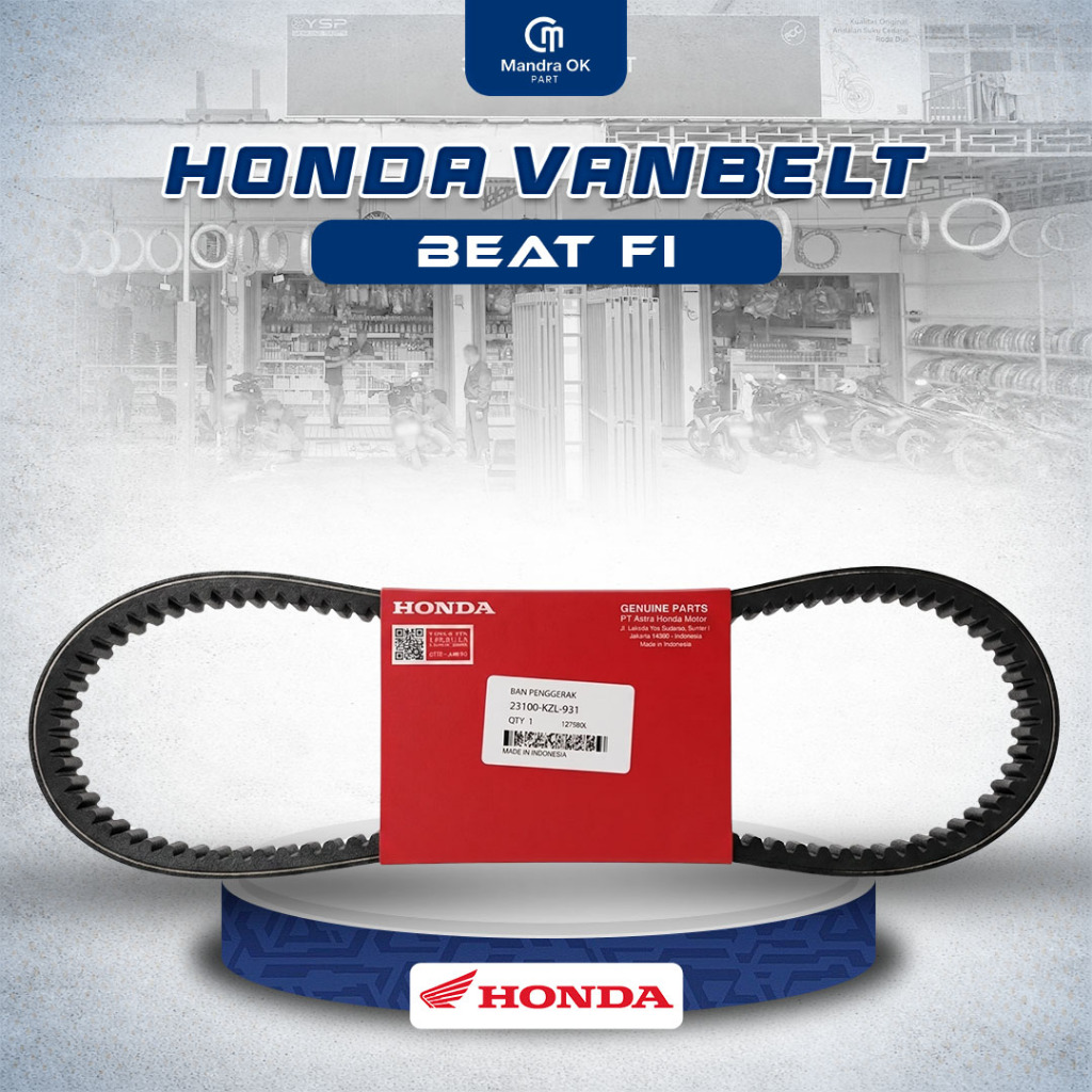 VANBELT ONLY HONDA BEAT FI 23100-KZL-931