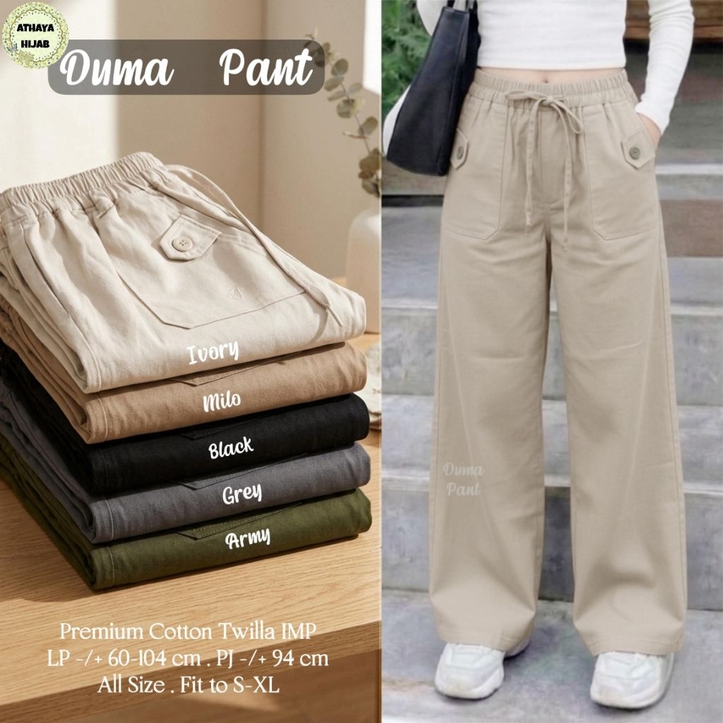 Duma - Dema - Gidea Kulot Twill Pant (อธยา)