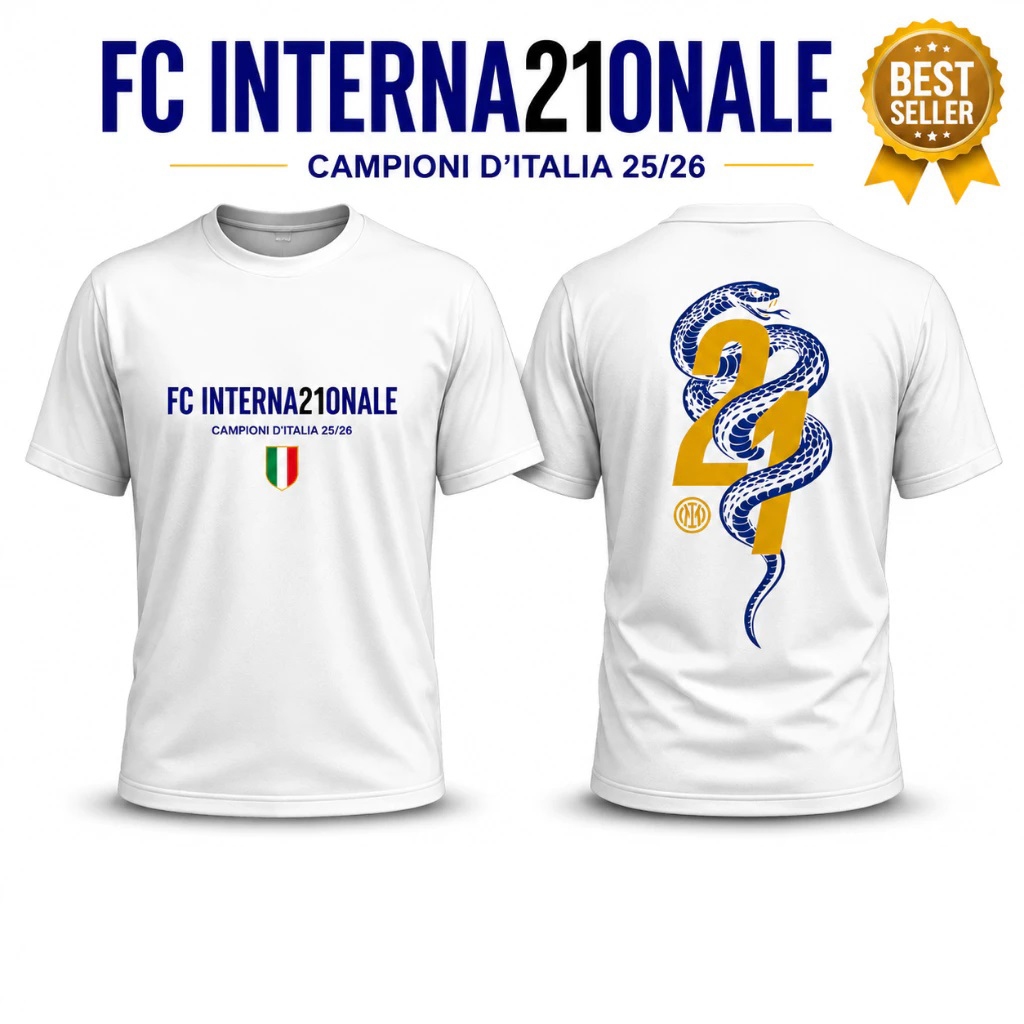 เสื้อยืด Inter Campioni Vol 1 Italia 21 2025/2026 ล่าสุด - เสื้อยืดผู้ชายและผู้หญิง - เสื้อยืด Inter