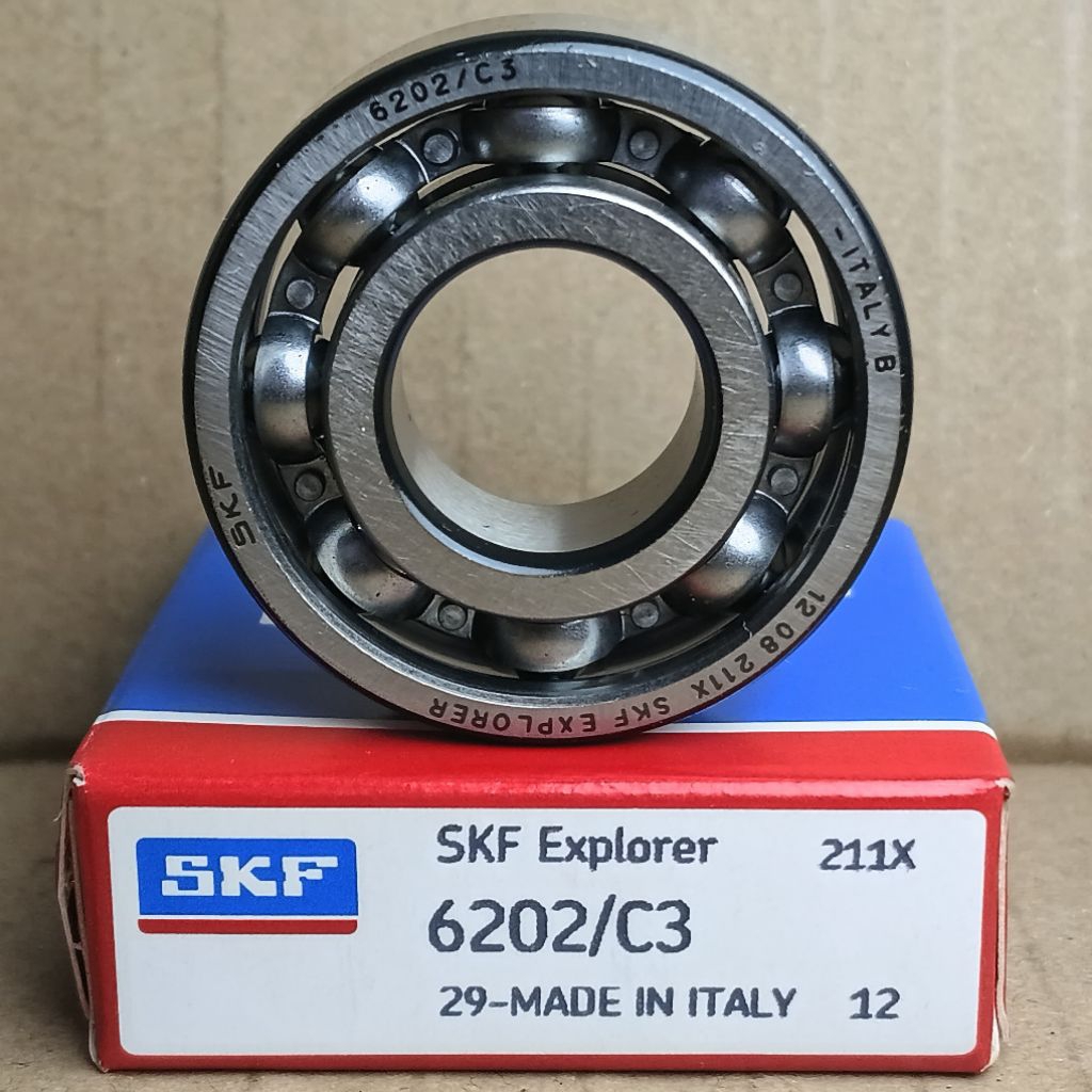 BEARING 6201 6202 C3 SKF อิตาลีพร้อมฝาปิดอเนกประสงค์
