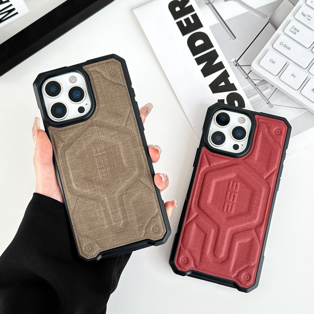UAG เคสหนัง + MAGSAFE สําหรับ IPHONE 14 14 PRO 14 PRO MAX