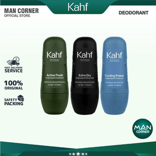Kahf Antiperspirant Deodorant Roll On 45 ml - Deodorant Pria | Man Corner