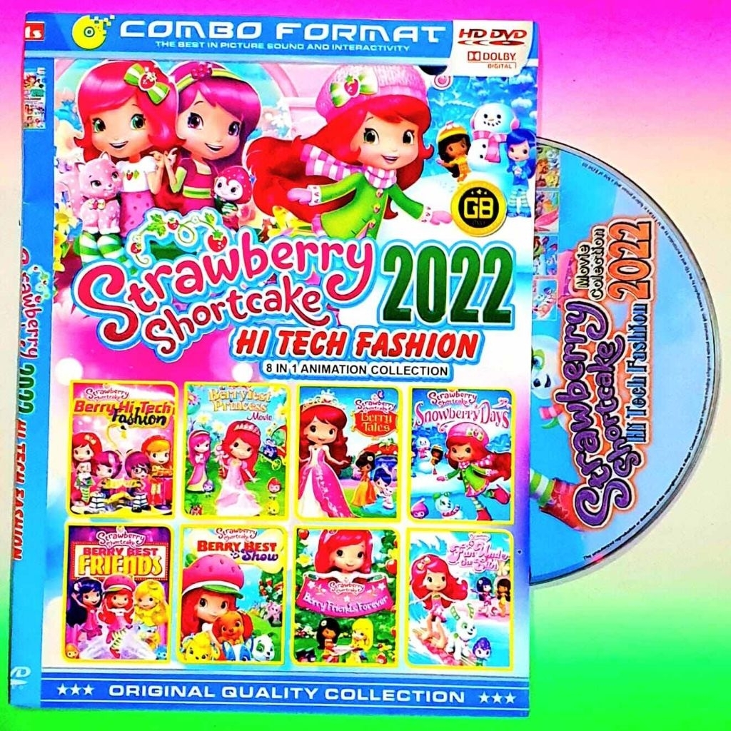 ใหม่ล่าสุด STRAWBERRY SHORTCAKE CARTOON CHILDRENS DVD FILM CASSETTE