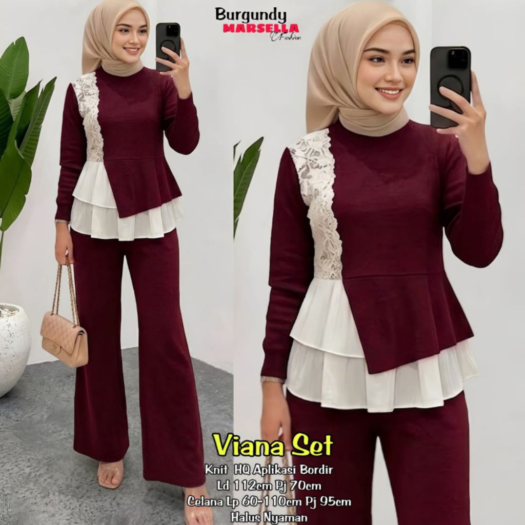 Viana Set • Matt Knit Hq • By Marsela •