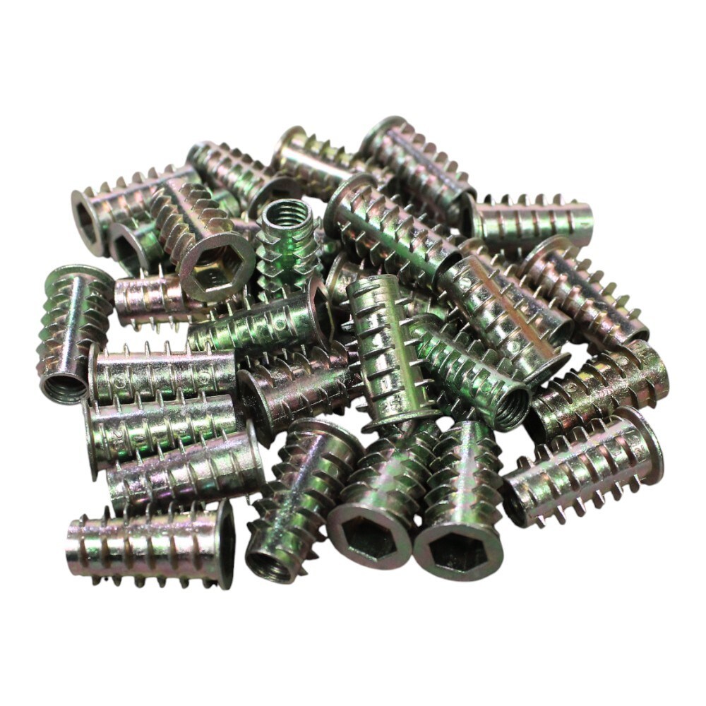 10 ชิ้นสับปะรดถั่ว M6 x 10 / M6 x 15 / M6 x 18 / M6 x 20 ลูกปัดไม้ / Tee Nut M6 ด้าย 6 มม. ใส่น็อต /