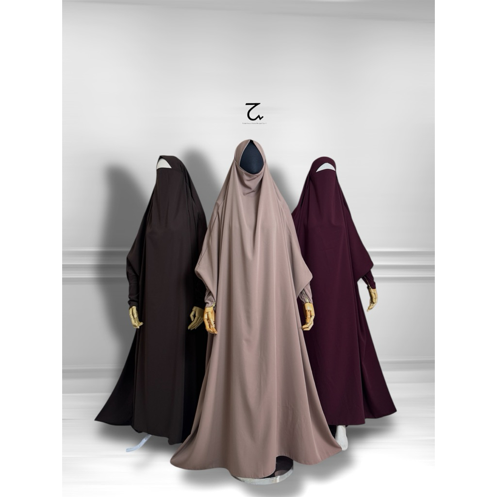 OVERHEAD Frenchkhimar abaya ชิ้นเดียว
