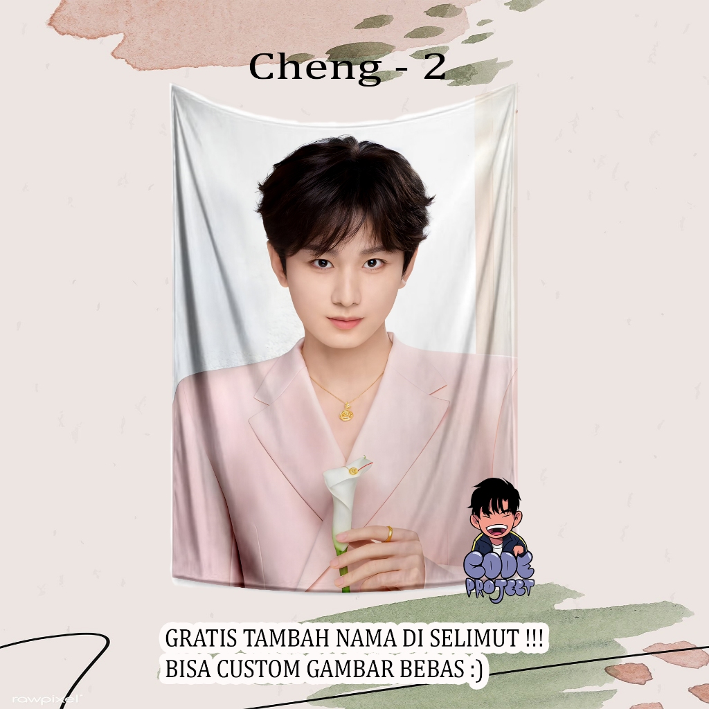 DRACIN CHEANG YI ACTOR BLANKET - ผ้าห่มศิลปินจีนหล่อ - Cheng Yi - ผ้าห่มดรากอนแบบกําหนดเอง - ผ้าห่ม 