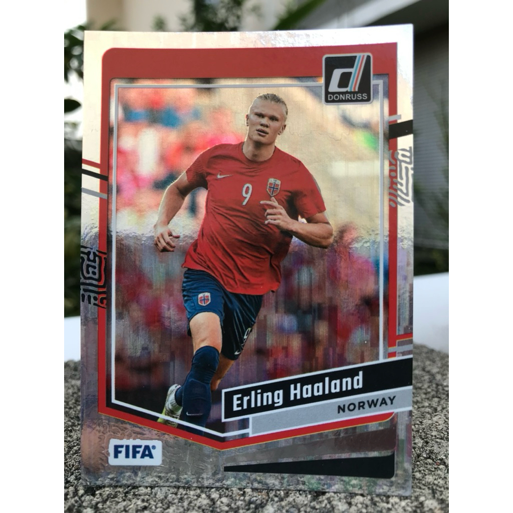 ERLING HAALAND PANINI DONRUSS SOCCER CARD 2023