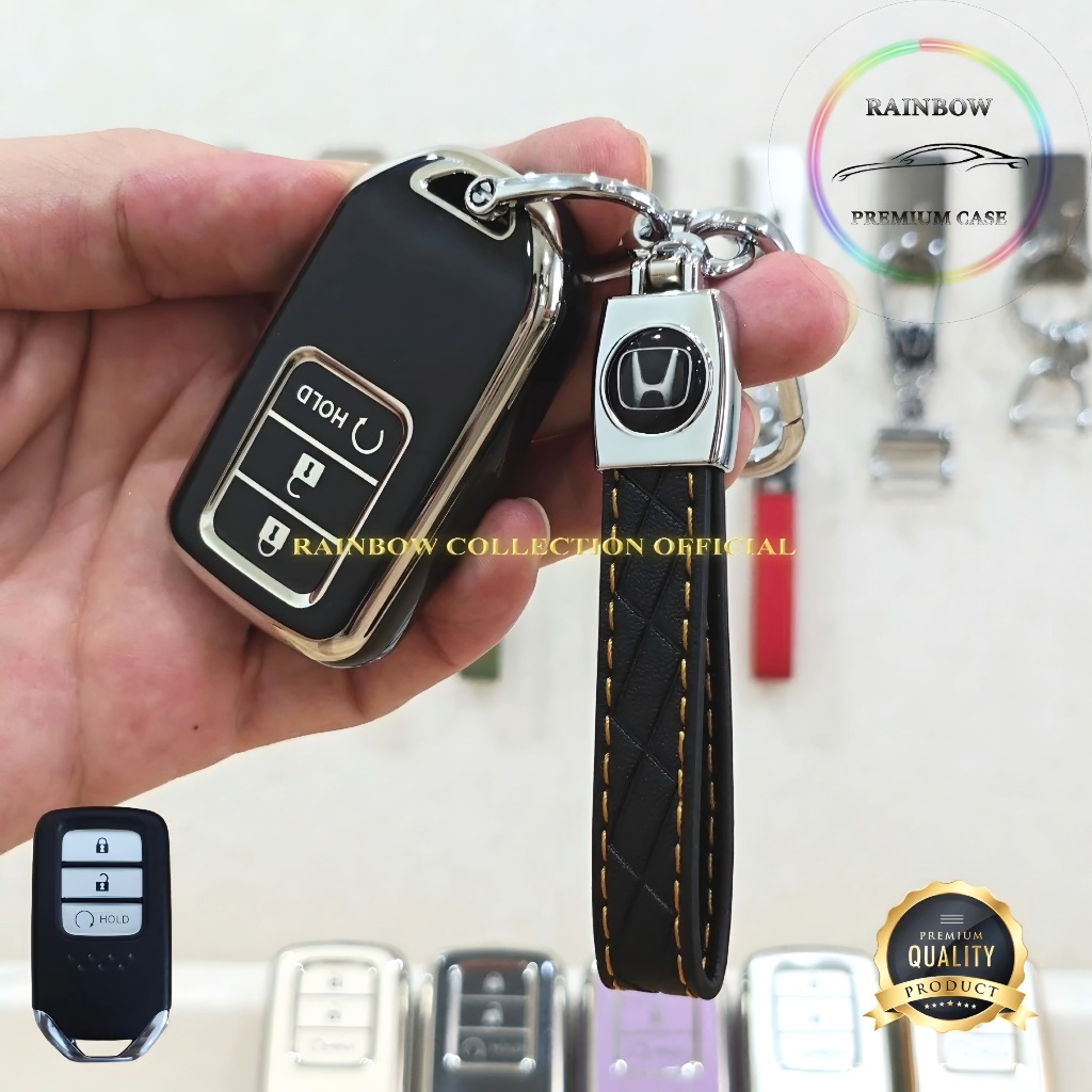 Honda WRV WR-V BRV Prestige N7X CRV CITY Hatchback CIVIC HB Premium Silver Edge ฝาครอบกุญแจรถ
