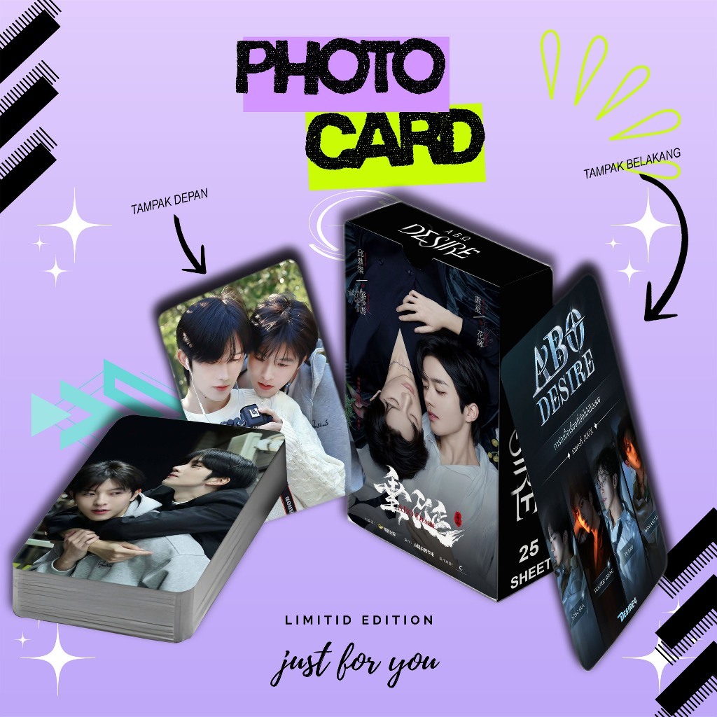 Abo Desire PREMIUM Drama PHOTCARD SET 25 แผ่น