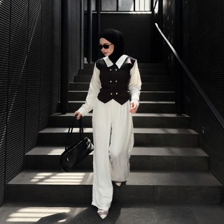 Rossi X Eveline Kemeja Semi Blazer Spesial Edisi Colab