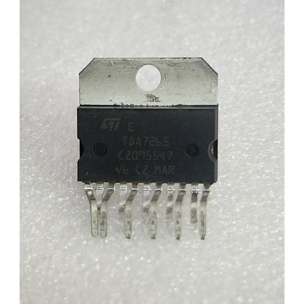 IC TDA7265 TDA 7265 25W + 25W เครื่องขยายเสียงสเตอริโอพร้อมปิดเสียงและสแตนด์บาย
