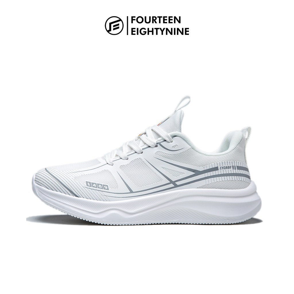 1489 - LYCAON White Fang Sportstyle รองเท้าผ้าใบสําหรับบุรุษและสตรี - FE18