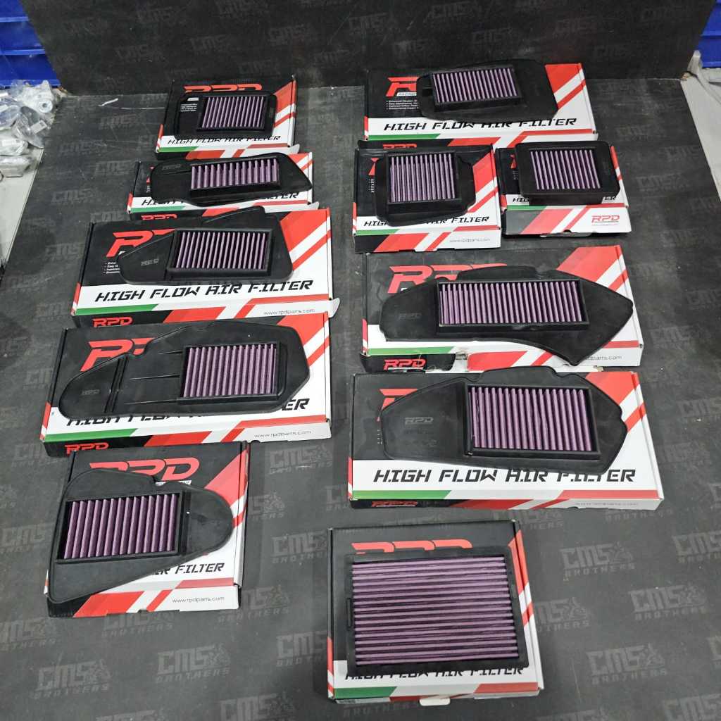 RPD High Flow กรองอากาศ R15 V3 Mio MioM3 Mxk R25 N250 Nmax Aerox Genio V125/150 BeatFi