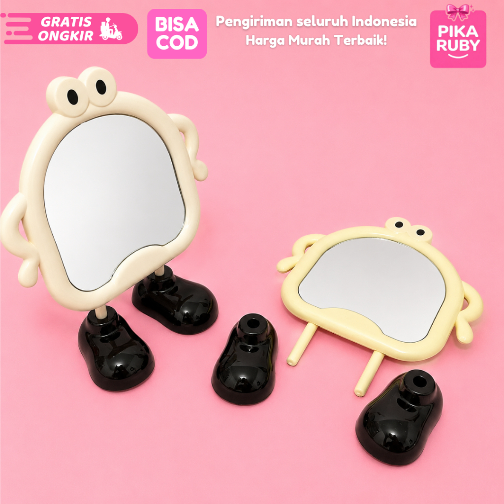 (CONTENTS 12 ชิ้น) FOOT MAKEUP MIRROR / MAKEUP MIRROR / STANDING MIRROR