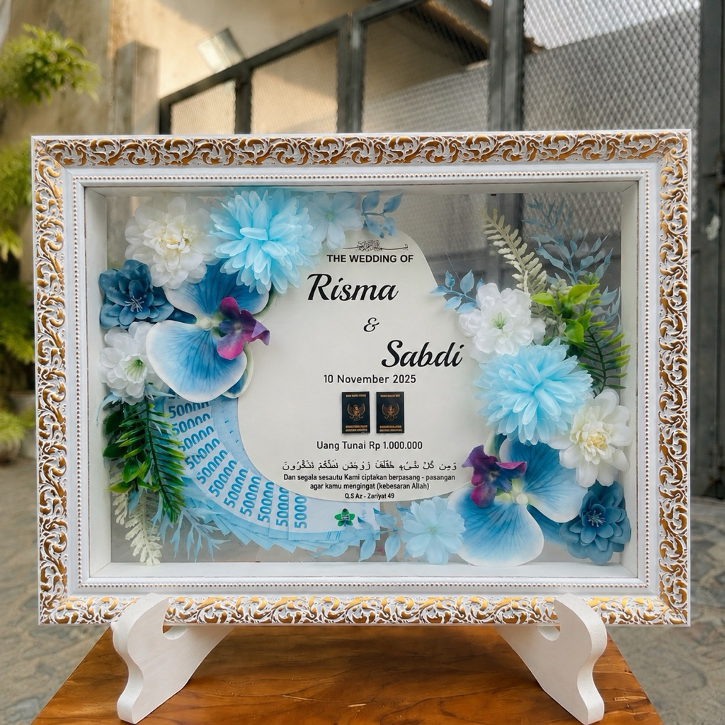(1-2 วันสู่ ANNIVERSARY) STANDARD WEDDING DOWARD SET WEDDING DECORATIONS ACRYLIC FRAME