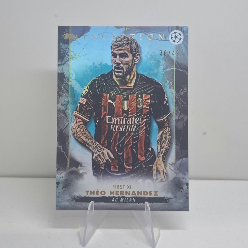 Topps Inception Theo Hernandez AC Milan Limit Football Card 38/49