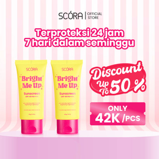 [Pre-Order] SCORA Bright Me Up Sunscreen 40 Gr 2 Pcs [TWINPACK]